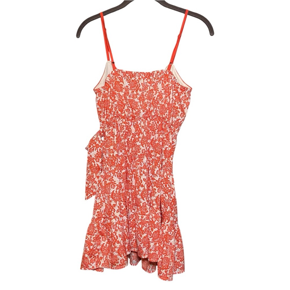 Band of the Free All My Love Printed Mini Wrap Dress V-Neck Floral Bohemian - Picture 4 of 7